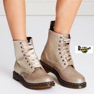Dr. Martens Women's 1460 Pascal Gold Glitter Boot